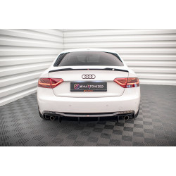 MAXTON DESIGN hátsó diffúzor Audi A5 Sportback 8T Facelift-hez (kipufogó 1+1)