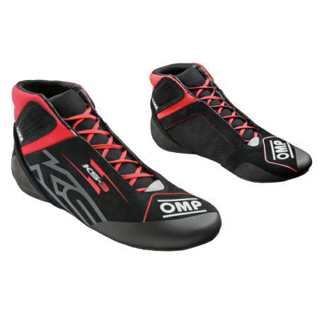 Akciók Gokart cipő OMP KS-3 my2026, fekete/piros | race-shop.hu