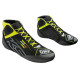 Gokart cipő OMP KS-3 my2026, fekete/fluo sárga