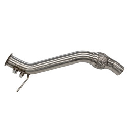 RACES downpipe katalizátor nélkül BMW E81/E87 (2004-2011) 116d, 118d, 120d, 123d-hez