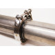 V-band csat kipufogóra Quick Release V-BAND spona na výfuk 89mm (3,5") s prírubami | race-shop.hu