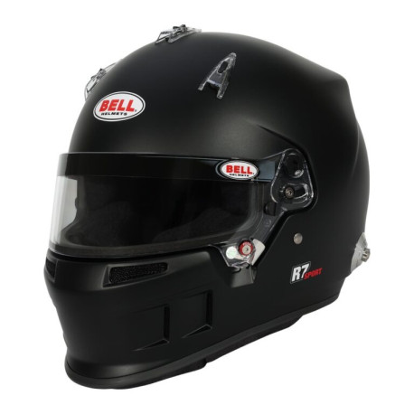 Zárt sisakok FIA zárt versenysisak BELL R7 SPORT (HANS), matt fekete | race-shop.hu