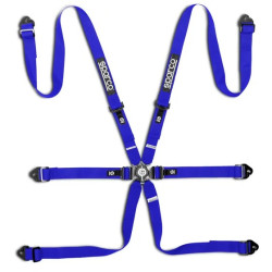 FIA 6 pontos sport biztonsági öv SPARCO COMPETITION H-2 PD my2026 2" (50mm), kék