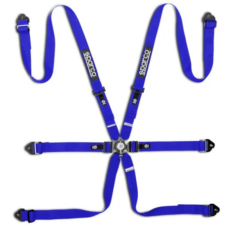 Biztonsági övek FIA 6 point safety belts SPARCO COMPETITION H-2 PD my2026, blue | race-shop.hu