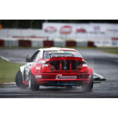 Body kitek és vizuális kiegészítők HGK hátsó spoiler BMW E46-hoz, Lexan | race-shop.hu