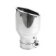Egy kimenettel Kipufogóvég RACES INOX 101mm, bemenet 76mm - Fényes | race-shop.hu