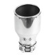 Egy kimenettel Kipufogóvég RACES INOX 101mm, bemenet 76mm - Fényes | race-shop.hu