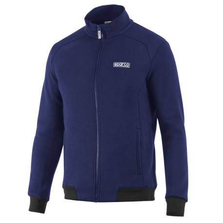 Pulóverek és kabatok Sparco teljes cipzáras pulóver, kék tengerész | race-shop.hu