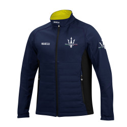 Sparco Maserati Soft Shell Jacket, kék tengerész