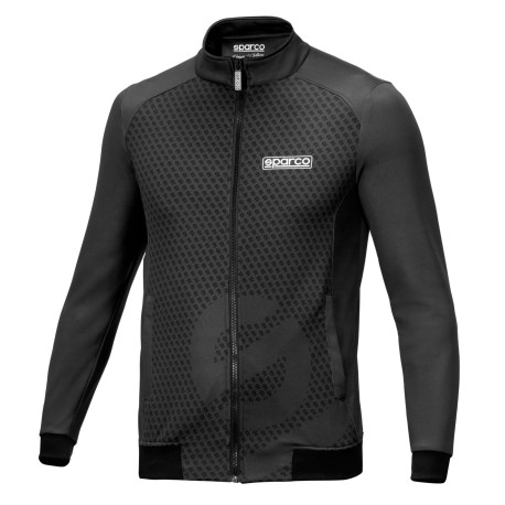 Pulóverek és kabatok Sparco teljes cipzáras pulóver SUBLY, fekete | race-shop.hu
