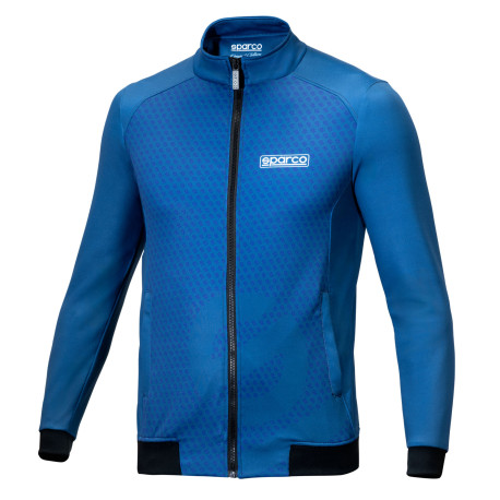 Pulóverek és kabatok Sparco teljes cipzáras pulóver SUBLY, kék | race-shop.hu