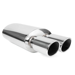 Muffler RACES 17, bemenet 2,5" (63mm) SS304