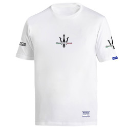 Spacro T-shirt MASERATI CORSE, white