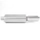 Kettes kipufogóvég Muffler RACES 18, bemenet 2,5" (63mm) SS304 | race-shop.hu