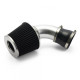 Sport levegőszűrő készlet RACES RACES univerzális hideglevegő-beömlő készlet 3" (76mm) - fekete | race-shop.hu