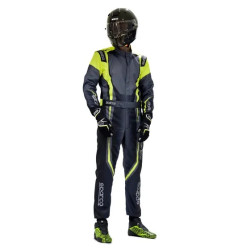 FIA verseny overál SPARCO PRIME-K ADVANCED, fekete/szürke/fluo/sárga