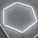 Lámpák 14-Panel LED WHITE Hexagon Honeycomb Garage Lightning | race-shop.hu