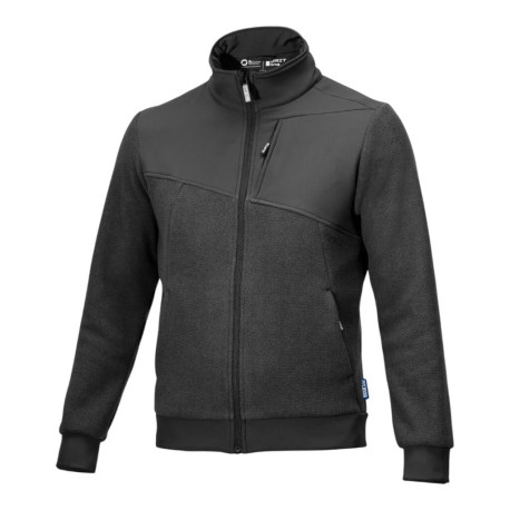 Pulóverek és kabatok Sparco teljes cipzáras Grit polár CRESTONE, szürke | race-shop.hu