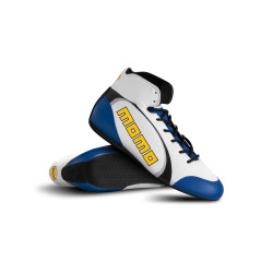 MOMO SPEED PRO FIA racing shoes, white/blue