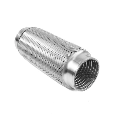 Kipufogóflexcső PRO (SS304) PRO Kipufogó flexibilis cső 200x51mm,rozsdamentes acél | race-shop.hu