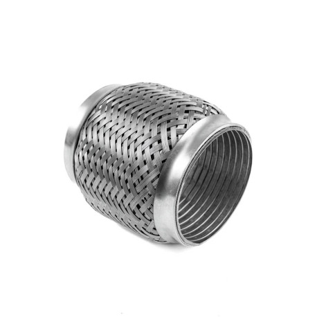 Kipufogóflexcső PRO (SS304) PRO Kipufogó flexibilis cső 100x70mm,rozsdamentes acél | race-shop.hu
