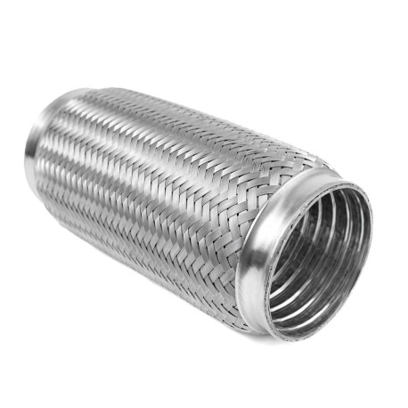 Kipufogóflexcső PRO (SS304) PRO Kipufogó flexibilis cső 200x60mm, rozsdamentes acél | race-shop.hu