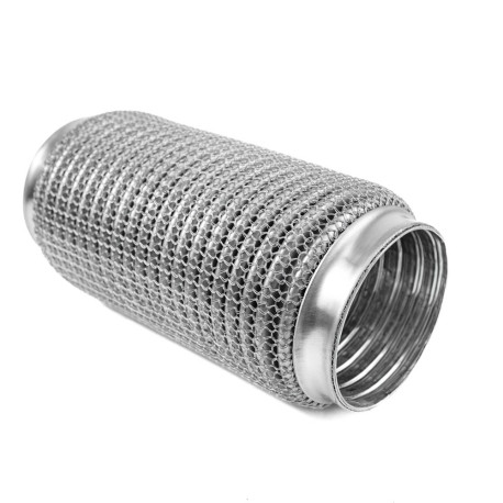 Kipufogó flexcső (SS304 megerősített) PRO Kipufogó flexibilis cső 210x90mm, rozsdamentes acél | race-shop.hu