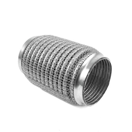 Kipufogó flexcső (SS304 megerősített) PRO Kipufogó flexibilis cső 160x70mm, rozsdamentes acél | race-shop.hu