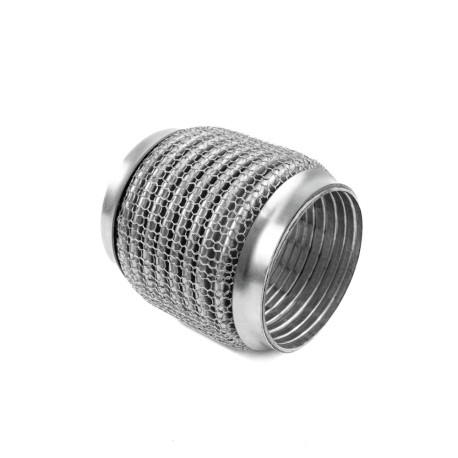 Kipufogó flexcső (SS304 megerősített) PRO Kipufogó flexibilis cső 110x76mm, rozsdamentes acél | race-shop.hu