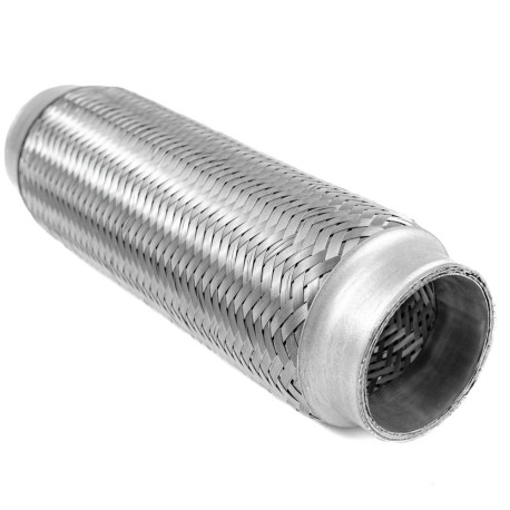 Kipufogó flexcső Standard (SS201) Kipufogó flexibilis cső 250x51mm, rozsdamentes acél | race-shop.hu