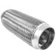 Kipufogó flexcső Standard (SS201) Kipufogó flexibilis cső 250x76mm, rozsdamentes acél | race-shop.hu