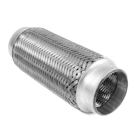 Kipufogó flexcső Standard (SS201) Kipufogó flexibilis cső 200x45mm, rozsdamentes acél | race-shop.hu