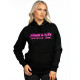 Pulóverek és kabatok HALFTECH "CLASSIC" hoodie, black/pink | race-shop.hu