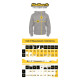 Pulóverek és kabatok HALFTECH "CLASSIC" hoodie, yellow | race-shop.hu