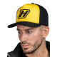 Motec HALFTECH Snapback Cap, yellow with H logo | race-shop.hu
