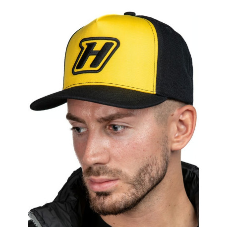 Motec HALFTECH Snapback Cap, yellow with H logo | race-shop.hu