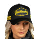 Motec HALFTECH Snapback Striped Trucker Cap, black | race-shop.hu