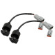 Haltech Haltech Dual Switch Panel Kit - includes Yellow knob | race-shop.hu