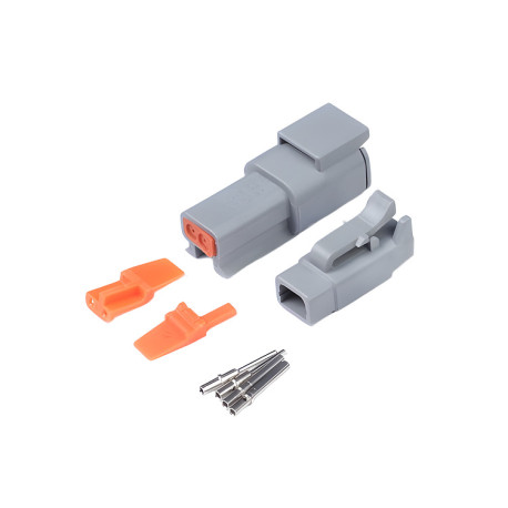Haltech Haltech Plug and Pins Only Set Deutsch DTM-2 Conn (7.5 Amp) | race-shop.hu