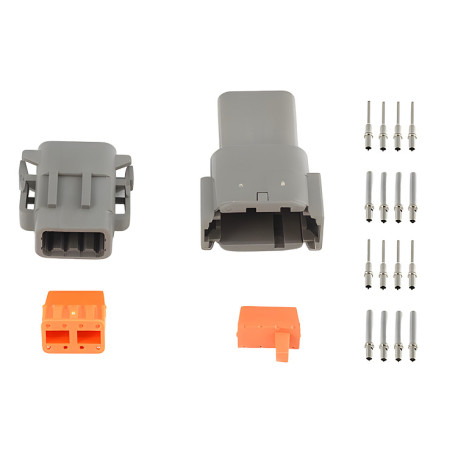 Haltech Haltech Plug & Pins Only Set of Deutsch DTM-8 Conn (7.5 Amp) | race-shop.hu
