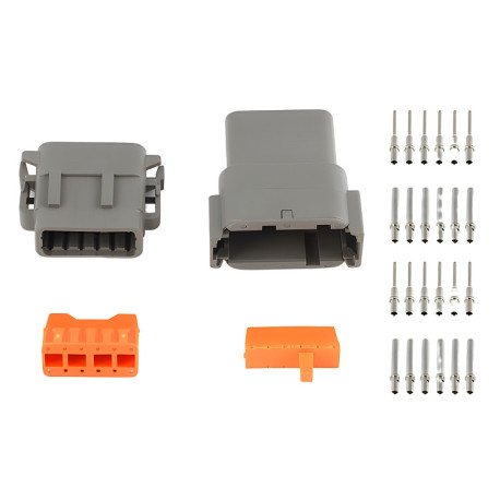 Haltech Haltech Plug & Pins Only Set of Deutsch DTM-12 Conn (7.5 Amp | race-shop.hu