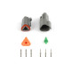 Haltech Haltech Plug & Pins Only Set DT-3 Conn (DT06-3S + DT04-3P) ( | race-shop.hu