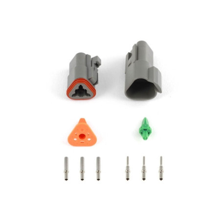Haltech Haltech Plug & Pins Only Set DT-3 Conn (DT06-3S + DT04-3P) ( | race-shop.hu