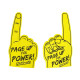 Reklámtermékek és ajándékok Haltech Haltech "Page Up for Power" Foam Finger | race-shop.hu