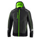 Pulóverek és kabatok SPARCO TECH SOFT-SHELL YORK, szürke/zöld | race-shop.hu