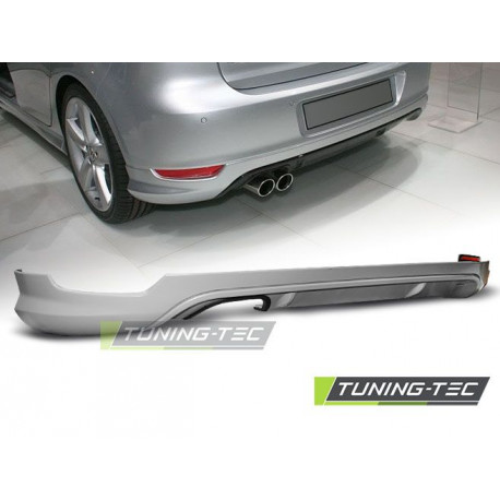 Bazár TUNING-TEC hátsó diffúzor (Votex Style) VW GOLF 6-hoz SÉRÜLT | race-shop.hu