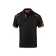 Pólók Galléros póló SPARCO TECH TW, fekete/narancssárga | race-shop.hu