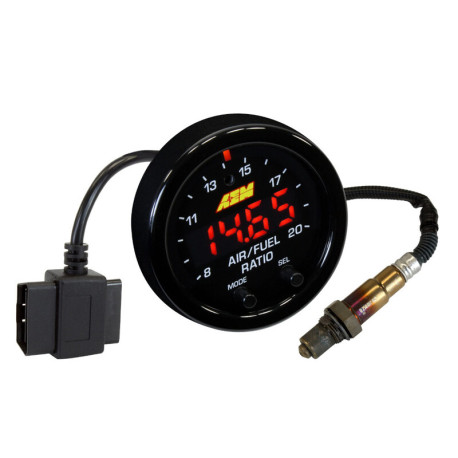 Adapterek és lambda szondák AEM X-Series Wideband UEGO OBDII AFR Gauge | race-shop.hu