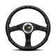 Kormányok 3 spokes steering wheel MOMO CORSE 2.0, leather black | race-shop.hu