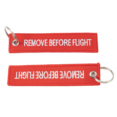 Kulcstartók RACES Jet tag kulcstartó - REMOVE BEFORE FLIGHT Piros | race-shop.hu